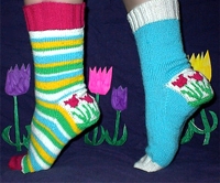 knitty Tulip Socks